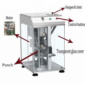 دستگاه پرس قرص تک سمبه